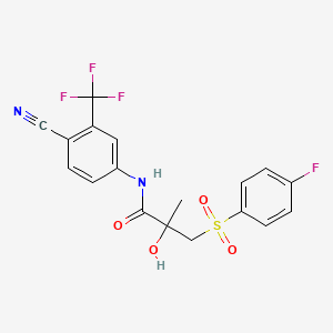 molecular formula C18H14F4N2O4S B1683754 比卡鲁胺 CAS No. 90357-06-5