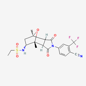 molecular formula C20H20F3N3O5S B1683755 (rel)-BMS-641988 CAS No. 573738-99-5