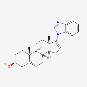 molecular formula C26H32N2O B1683757 Galeterone CAS No. 851983-85-2