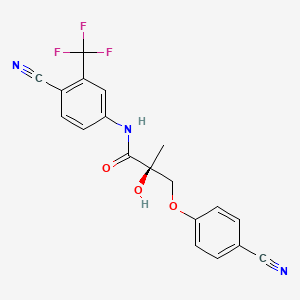 molecular formula C19H14F3N3O3 B1683759 Enobosarm CAS No. 841205-47-8