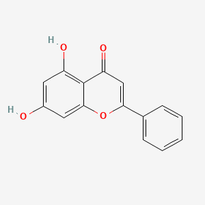 molecular formula C15H10O4 B1683763 Chrysin CAS No. 480-40-0