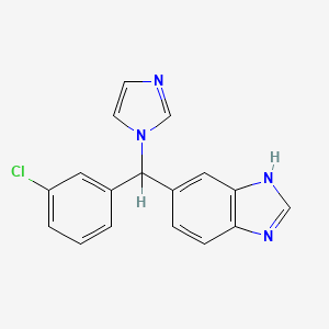 molecular formula C17H13ClN4 B1683768 Liarozole CAS No. 115575-11-6