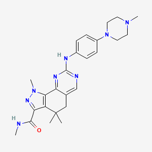molecular formula C29H36N8O5 B1683774 Milciclib Maleate CAS No. 802539-81-7
