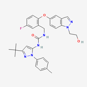 molecular formula C31H33FN6O3 B1683776 Pexmetinib CAS No. 945614-12-0