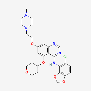 molecular formula C27H32ClN5O5 B1683781 Saracatinib CAS No. 379231-04-6