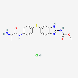 molecular formula C18H20ClN5O3S B1683791 Denibulin Hydrochloride CAS No. 779356-64-8