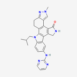 molecular formula C35H35N7O4S B1683798 CEP-11981 tosylate CAS No. 856691-93-5