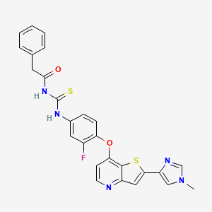 molecular formula C26H20FN5O2S2 B1683802 MGCD-265 CAS No. 875337-44-3