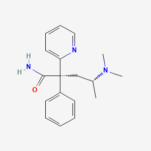 B1683804 Vamicamide CAS No. 132373-81-0