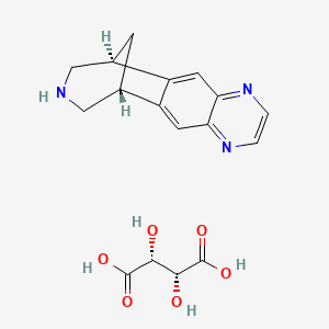 molecular formula C17H19N3O6 B1683806 varenicline tartrate CAS No. 375815-87-5