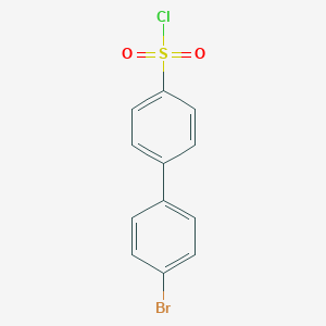 molecular formula C12H8BrClO2S B168381 4'-溴联苯基-4-磺酰氯 CAS No. 13610-11-2