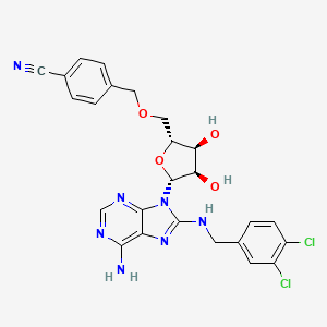 molecular formula C25H23Cl2N7O4 B1683810 VER-155008 CAS No. 1134156-31-2