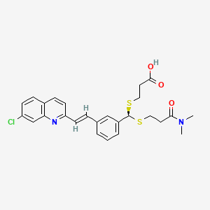 molecular formula C26H27ClN2O3S2 B1683815 Verlukastum CAS No. 120443-16-5