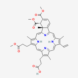 molecular formula C41H42N4O8 B1683818 Verteporfin CAS No. 129497-78-5