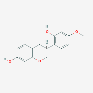 molecular formula C16H16O4 B1683825 (+)-Vestitol CAS No. 20879-05-4