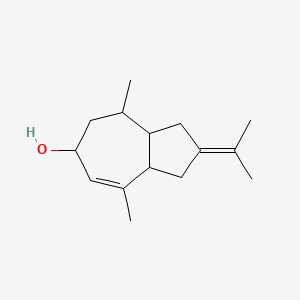 molecular formula C15H24O B1683826 6-Azulenol, 1,2,3,3a,4,5,6,8a-octahydro-4,8-dimethyl-2-(1-methylethylidene)- CAS No. 89-88-3