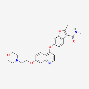 molecular formula C26H27N3O5 B1683840 PF 00337210 CAS No. 854514-88-8