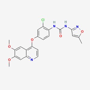 molecular formula C22H19ClN4O5 B1683842 Tivozanib CAS No. 475108-18-0