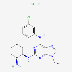 molecular formula C19H25Cl2N7 B1683847 CGP-74514A hydrochloride CAS No. 481724-82-7