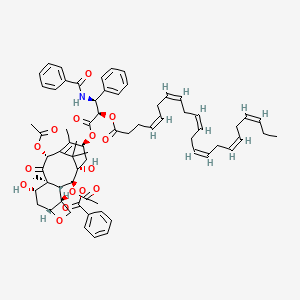molecular formula C69H81NO15 B1683849 DHA-paclitaxel CAS No. 199796-52-6