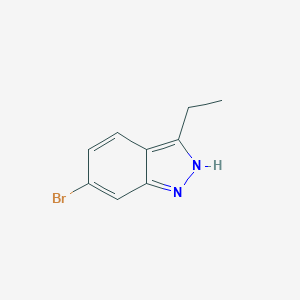 molecular formula C9H9BrN2 B168385 6-bromo-3-ethyl-1H-indazole CAS No. 199172-01-5