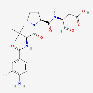 molecular formula C22H29ClN4O6 B1683865 Unii-Q257O24H4J CAS No. 244133-31-1