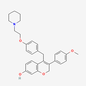 molecular formula C30H33NO4 B1683868 CHF-4227 CAS No. 444643-64-5