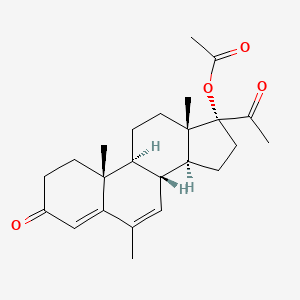 B1683872 Megestrol acetate CAS No. 595-33-5
