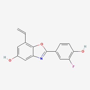 molecular formula C15H10FNO3 B1683874 Prinaberel CAS No. 524684-52-4