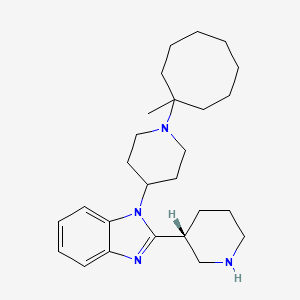 molecular formula C26H40N4 B1683878 (S)-MCOPPB CAS No. 1028969-49-4