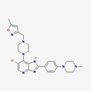 molecular formula C26H31BrN8O B1683879 CCT 137690 CAS No. 1095382-05-0