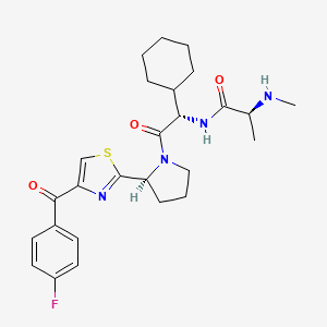 molecular formula C26H33FN4O3S B1683886 LCL161 CAS No. 1005342-46-0