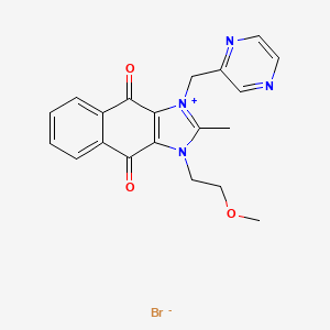 molecular formula C20H19BrN4O3 B1683887 Sepantronium bromide CAS No. 781661-94-7