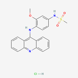 molecular formula C21H20ClN3O3S B1683894 Amsacrine hydrochloride CAS No. 54301-15-4