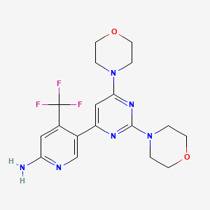 molecular formula C18H21F3N6O2 B1683897 Buparlisib CAS No. 944396-07-0