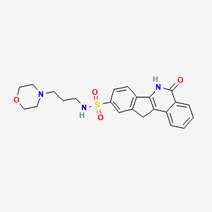 molecular formula C23H25N3O4S B1683901 INO-1001 free base CAS No. 501364-82-5
