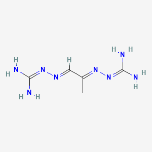 molecular formula C5H12N8 B1683906 Mitoguazone CAS No. 459-86-9