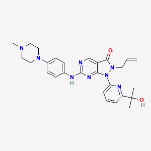 molecular formula C27H32N8O2 B1683907 Adavosertib CAS No. 955365-80-7