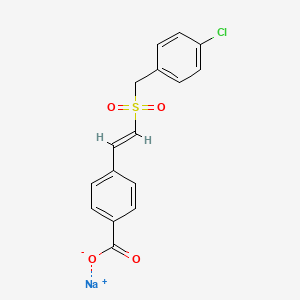 molecular formula C16H13ClNaO4S B1683912 CID 87211187 CAS No. 922139-31-9
