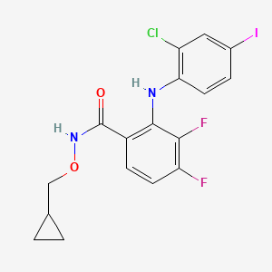molecular formula C17H14ClF2IN2O2 B1683921 CI-1040 CAS No. 212631-79-3