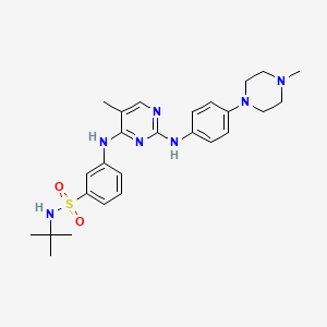 molecular formula C26H35N7O2S B1683925 TG101209 CAS No. 936091-14-4