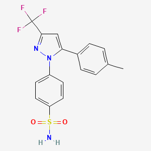 molecular formula C17H14F3N3O2S B1683936 Celecoxib CAS No. 169590-42-5