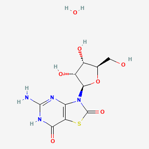 molecular formula C10H14N4O7S B1683937 Isatoribine hydrate CAS No. 198832-38-1