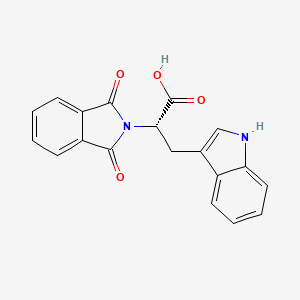 molecular formula C19H14N2O4 B1683939 N-Phthalyl-L-tryptophan CAS No. 48208-26-0