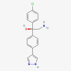 molecular formula C17H16ClN3O B1683962 AT13148 CAS No. 1056901-62-2