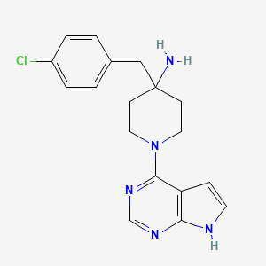 molecular formula C18H20ClN5 B1683974 CCT128930 CAS No. 885499-61-6