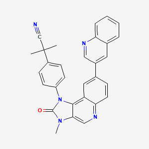 molecular formula C30H23N5O B1683976 Dactolisib CAS No. 915019-65-7