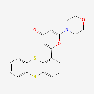 molecular formula C21H17NO3S2 B1683988 KU-55933 CAS No. 587871-26-9
