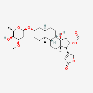 molecular formula C32H48O9 B1683999 Oleandrin CAS No. 465-16-7