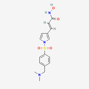 molecular formula C16H19N3O4S B1684003 Resminostat CAS No. 864814-88-0